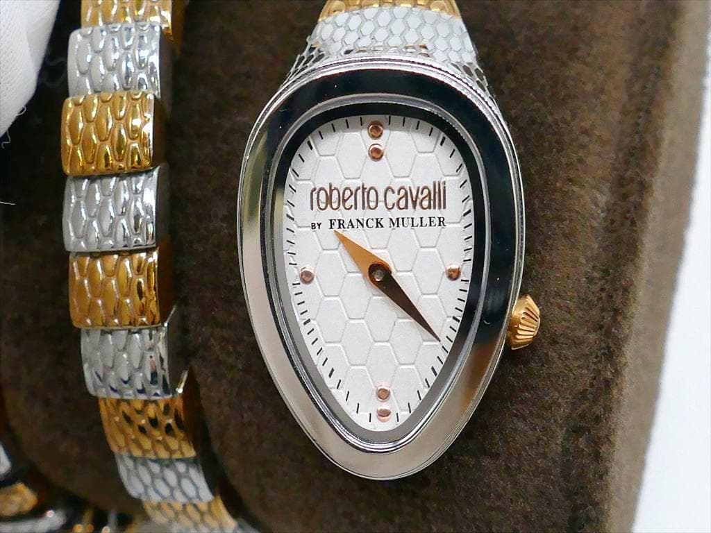 [3448]　美品＊ロベルト・カヴァリ＊　腕時計　スネーク　byフランクミュラー