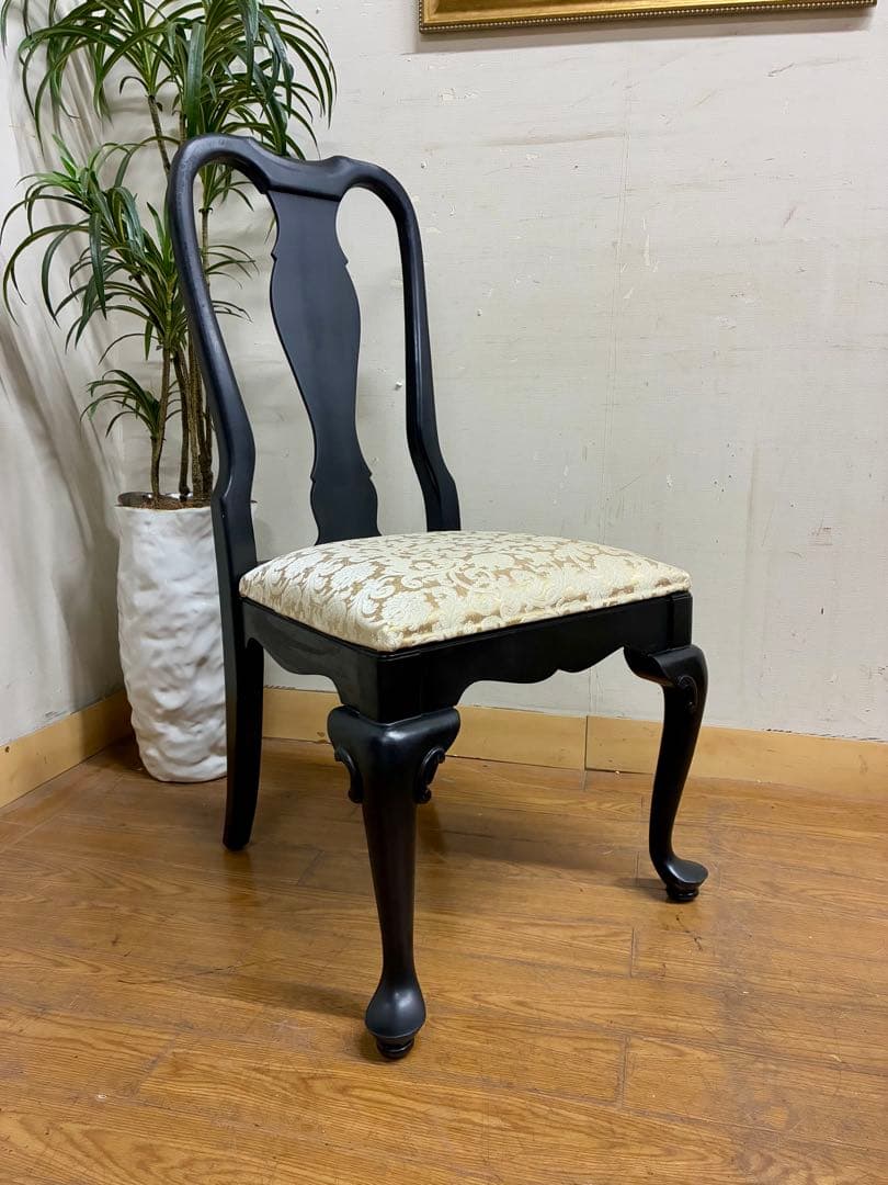 管406☆センチュリーファニチャー☆クイーンアンスタイル☆ダイニングチェアー2脚