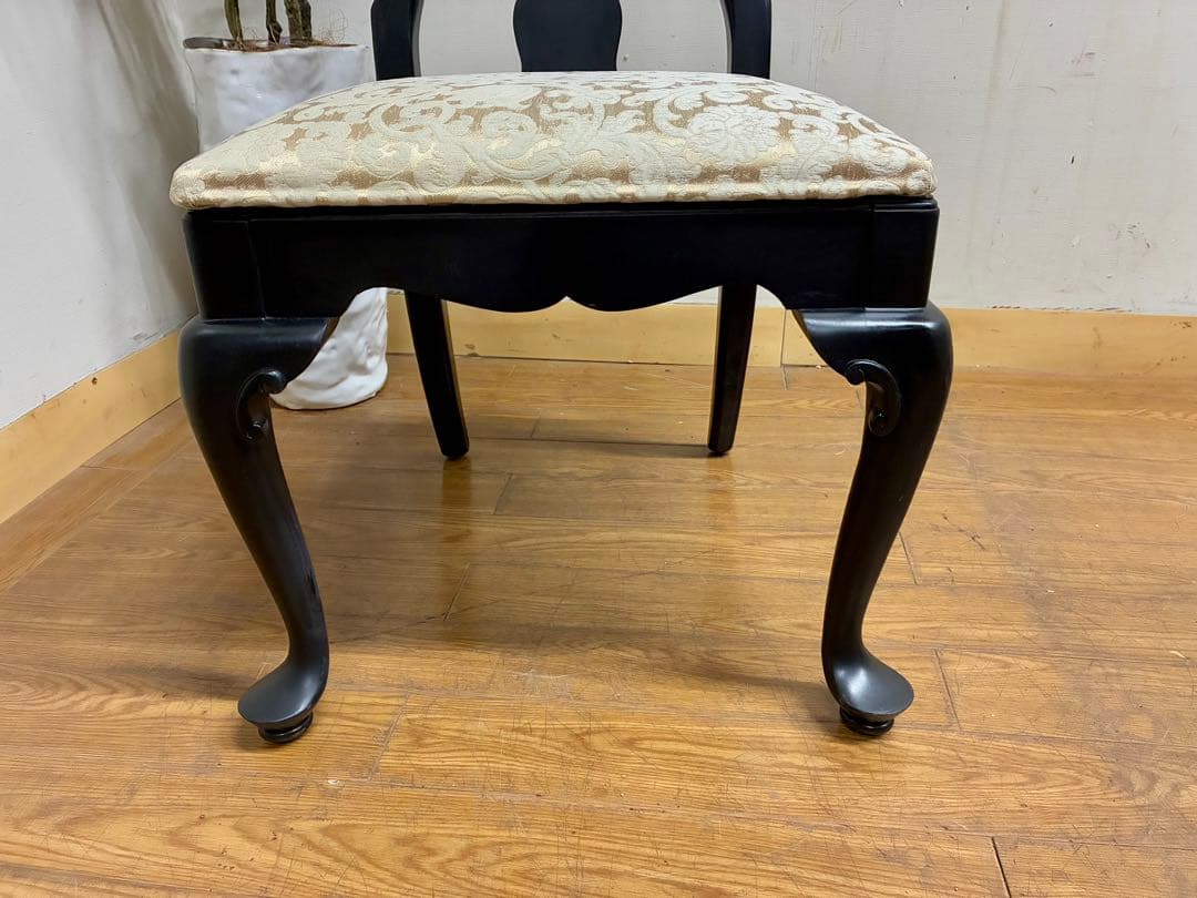 管406☆センチュリーファニチャー☆クイーンアンスタイル☆ダイニングチェアー2脚