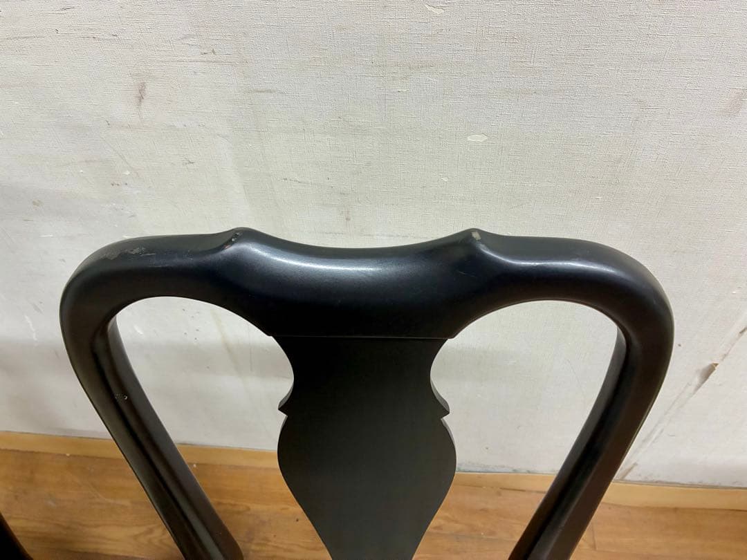 管406☆センチュリーファニチャー☆クイーンアンスタイル☆ダイニングチェアー2脚