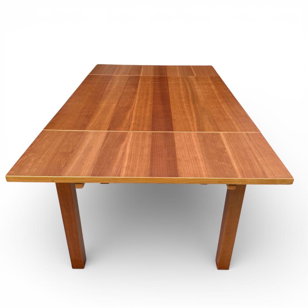 ウニコ　ダイニングテーブル　 伸縮式 エクステンション　チェリー材　北欧