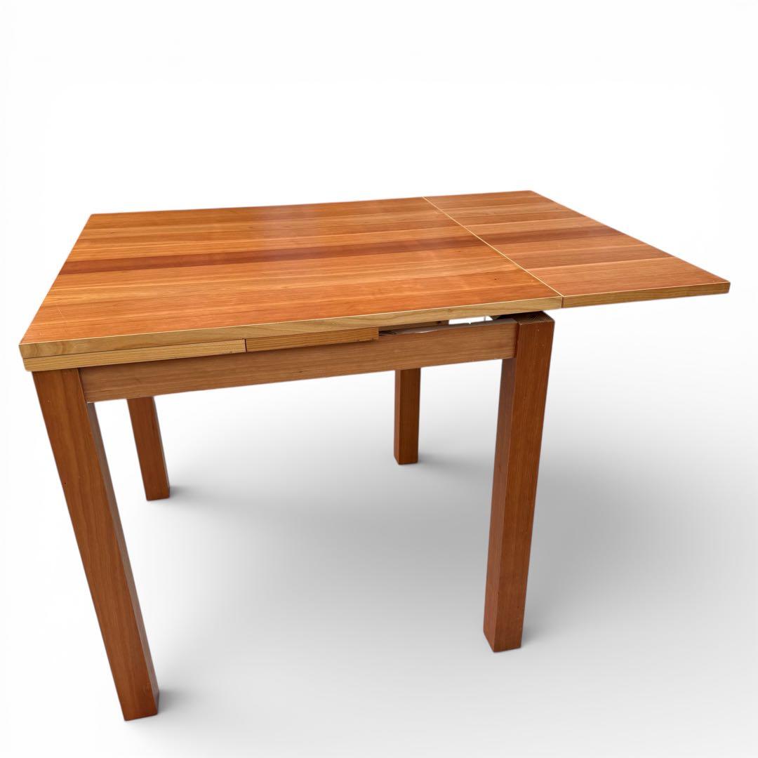 ウニコ　ダイニングテーブル　 伸縮式 エクステンション　チェリー材　北欧