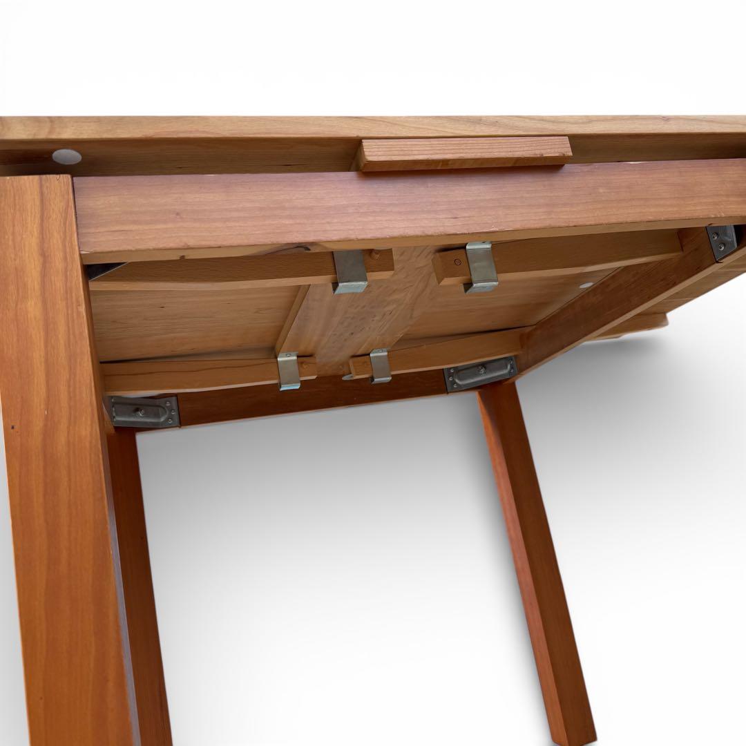 ウニコ　ダイニングテーブル　 伸縮式 エクステンション　チェリー材　北欧