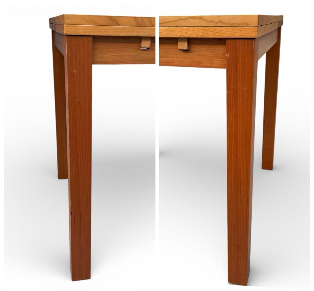 ウニコ　ダイニングテーブル　 伸縮式 エクステンション　チェリー材　北欧