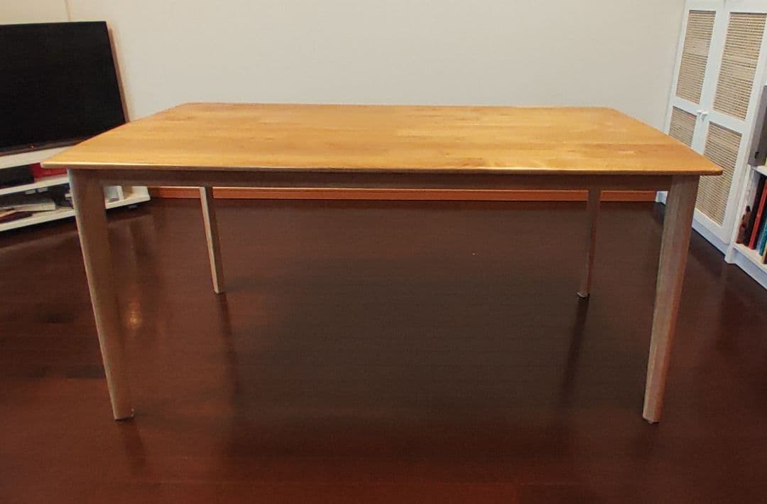 【※値下げしました】ニトリ　ダイニングテーブル(アルナスDF 150 LBR)