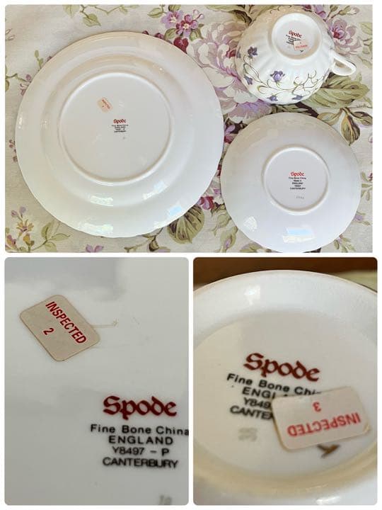 【未使用美品】スポード ★カンタベリー★トリオ①