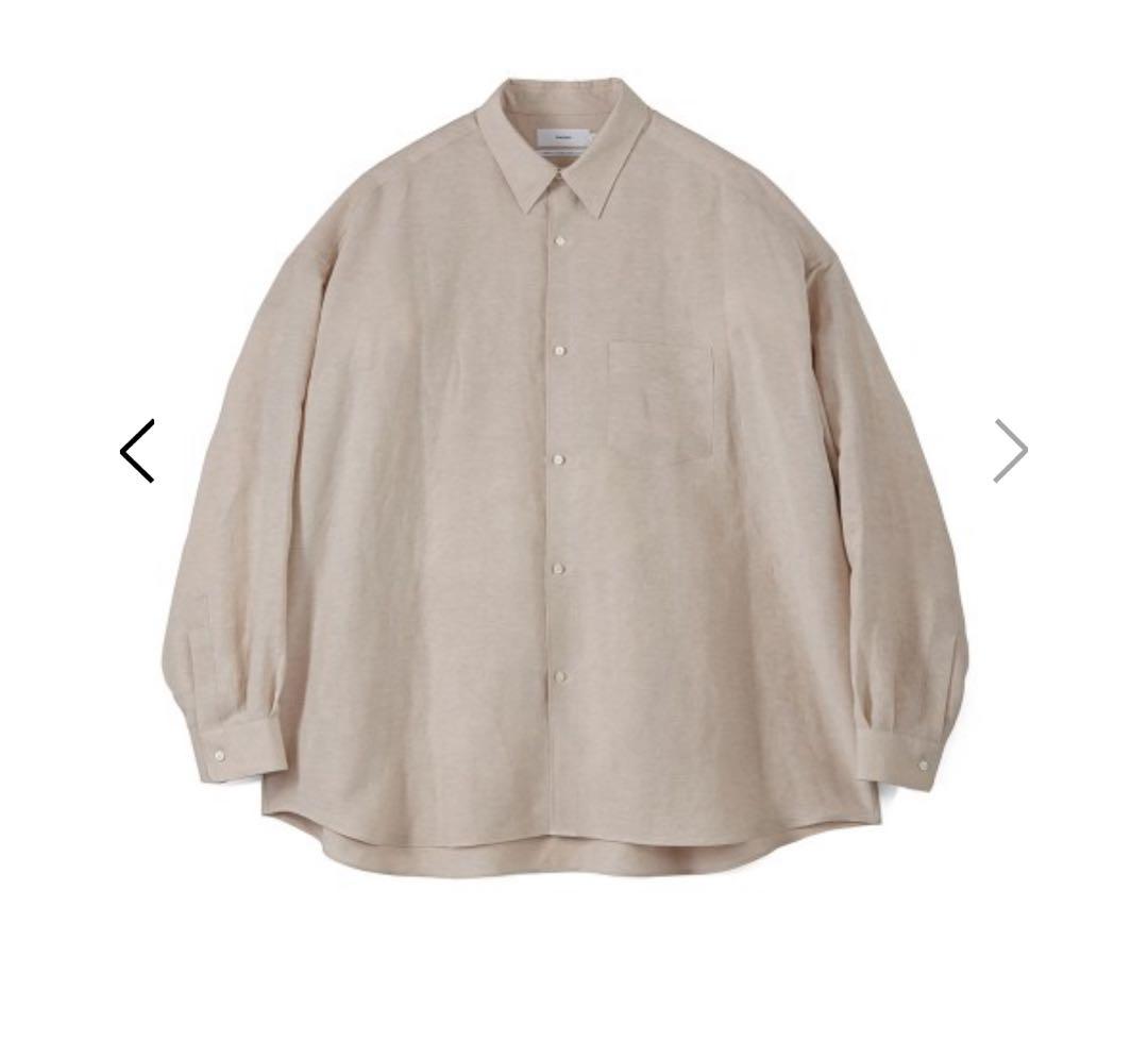 あ*う様 Graphpaper 25SS LINEN CUPRO ワイド シャツ