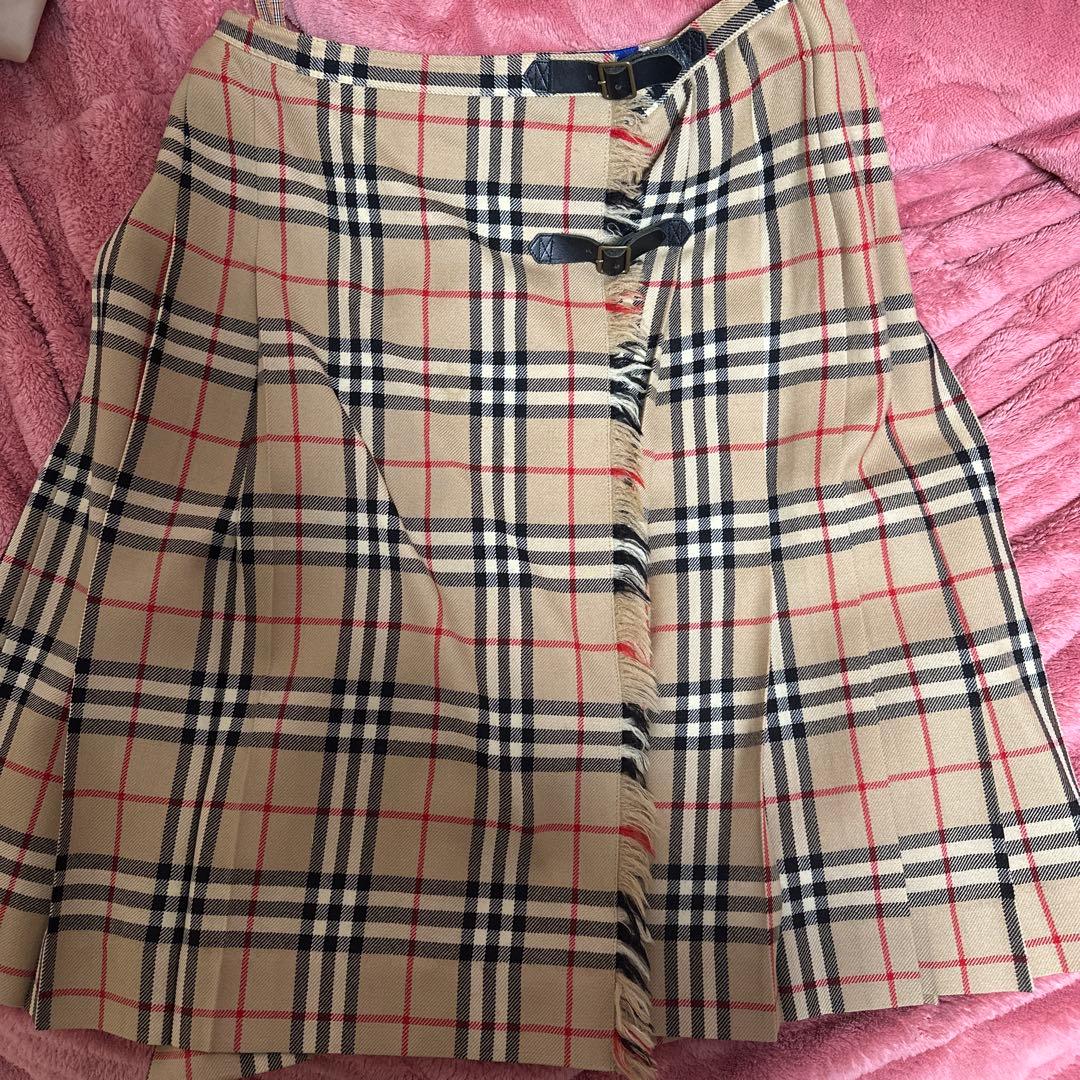 BURBERRY BLUE LABEL プリーツスカート 38