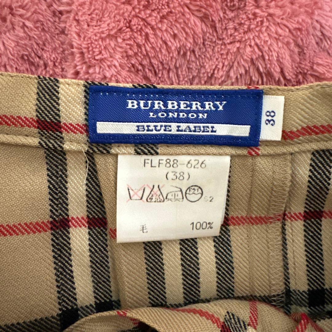 BURBERRY BLUE LABEL プリーツスカート 38