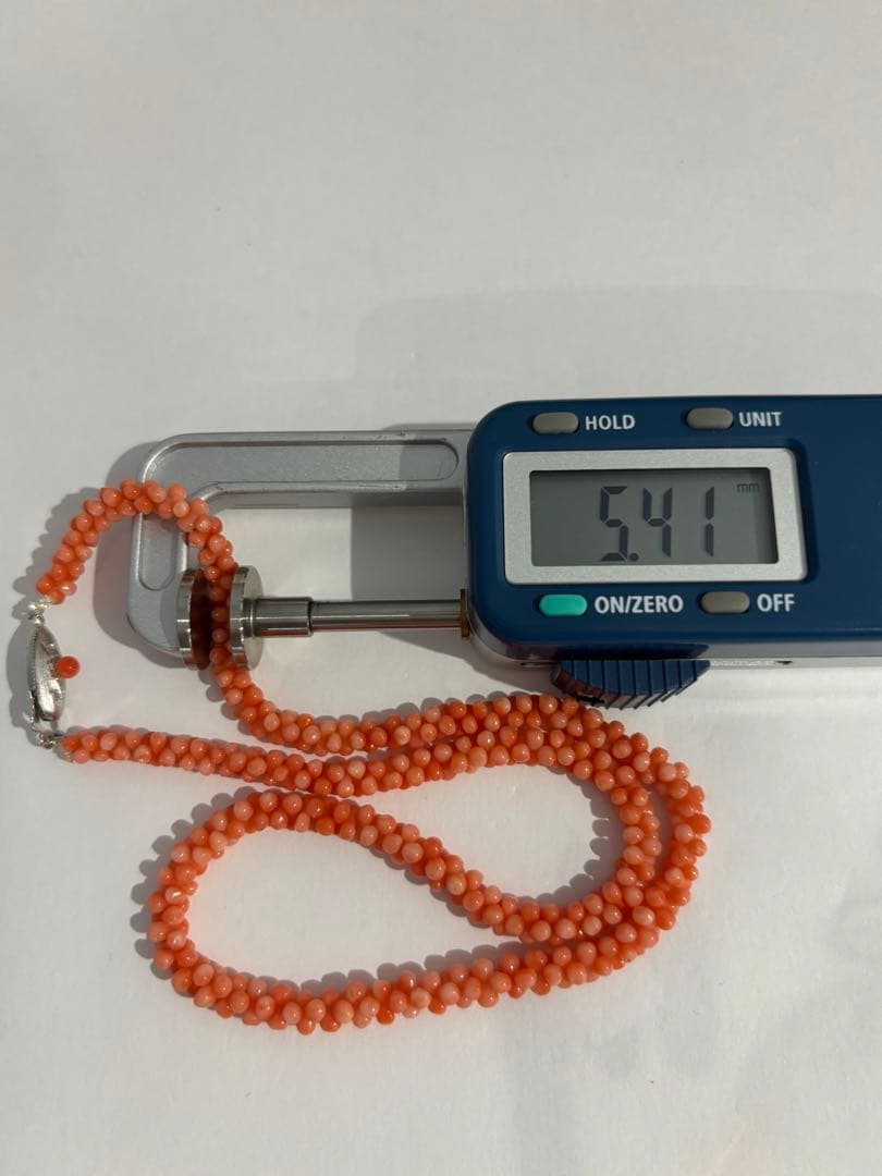 天然桃サンゴ　本珊瑚　ペンダントトップ　ネックレス（s800)