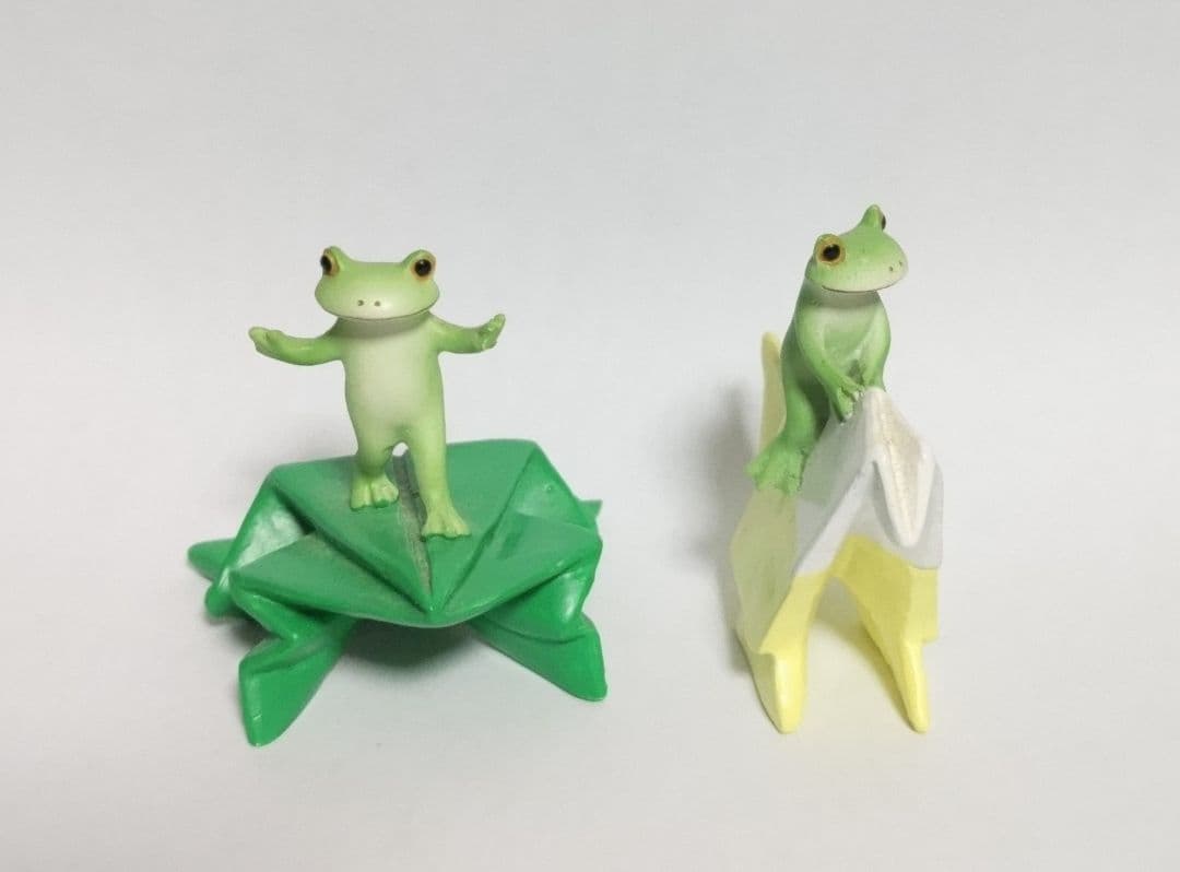 カエルのコポー　折り紙　コンプ　４体セットで　　コポー　置物　匿名配送