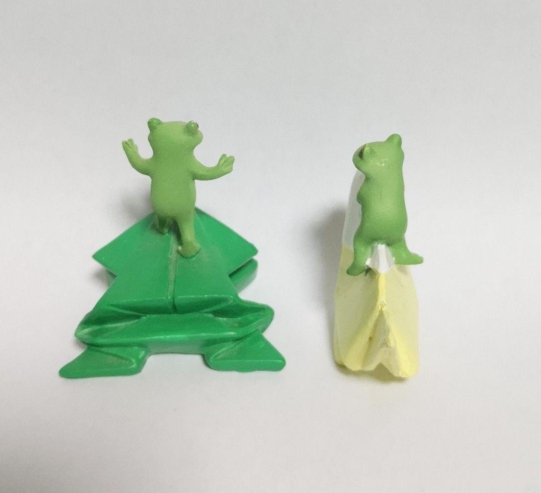 カエルのコポー　折り紙　コンプ　４体セットで　　コポー　置物　匿名配送