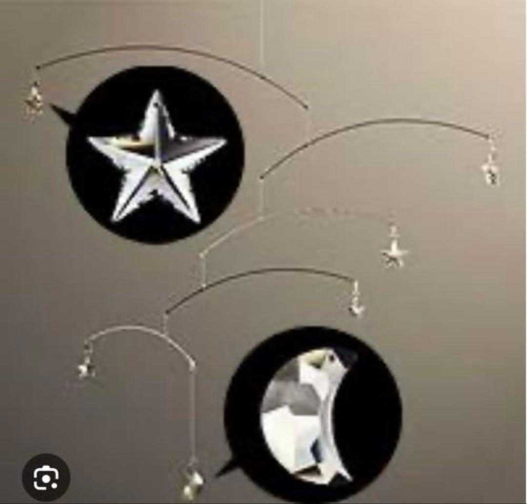 クリスタル　モビール　サンキャッチャー　スターダスト　星　月　スワロフスキー