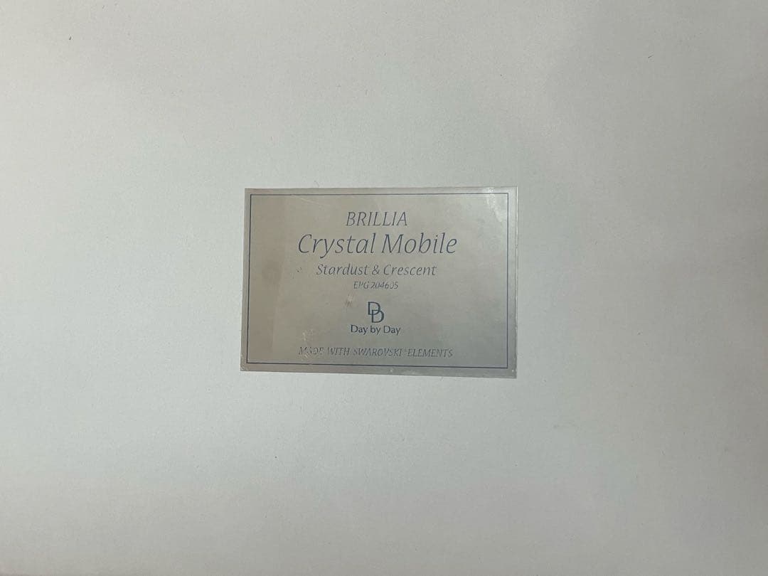クリスタル　モビール　サンキャッチャー　スターダスト　星　月　スワロフスキー