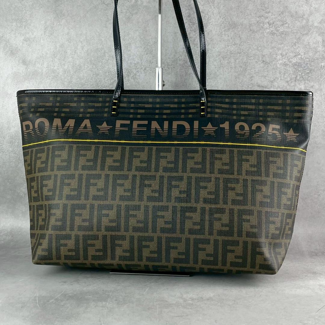 超希少美品! FENDI トートバッグ ★ROMA☆1925★ ズッカ柄 A4可