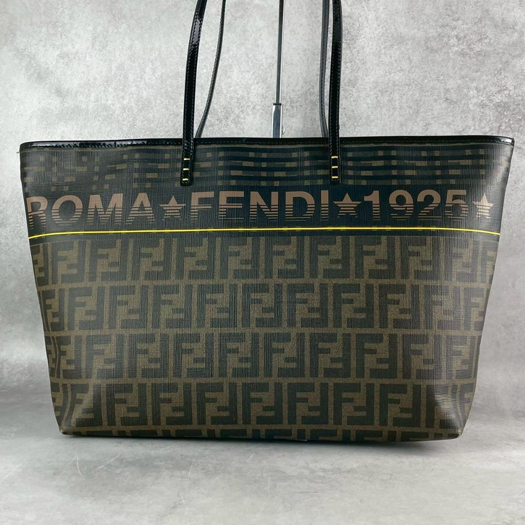 超希少美品! FENDI トートバッグ ★ROMA☆1925★ ズッカ柄 A4可