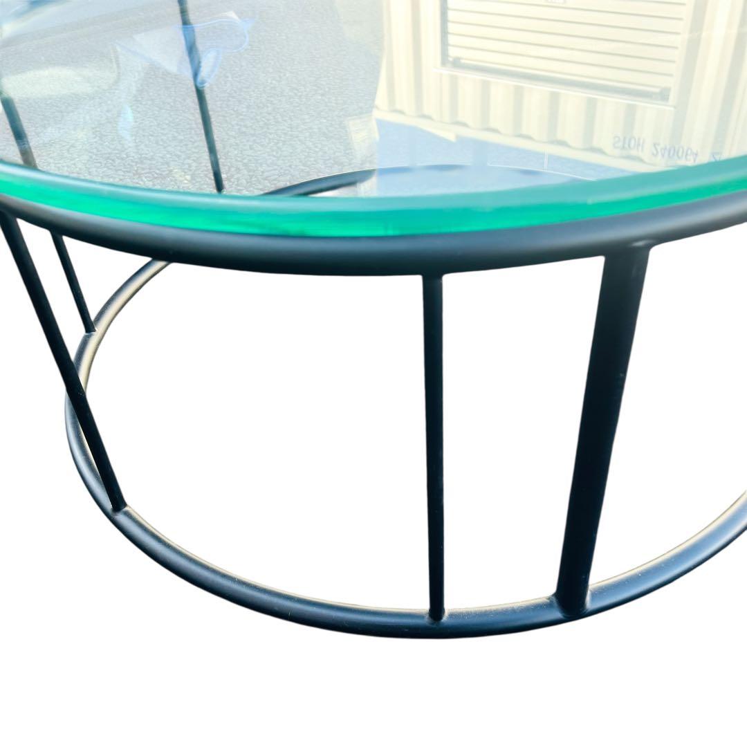 HUKLA フクラ TMRB Mサイズ ガラステーブル　70cm ブラック