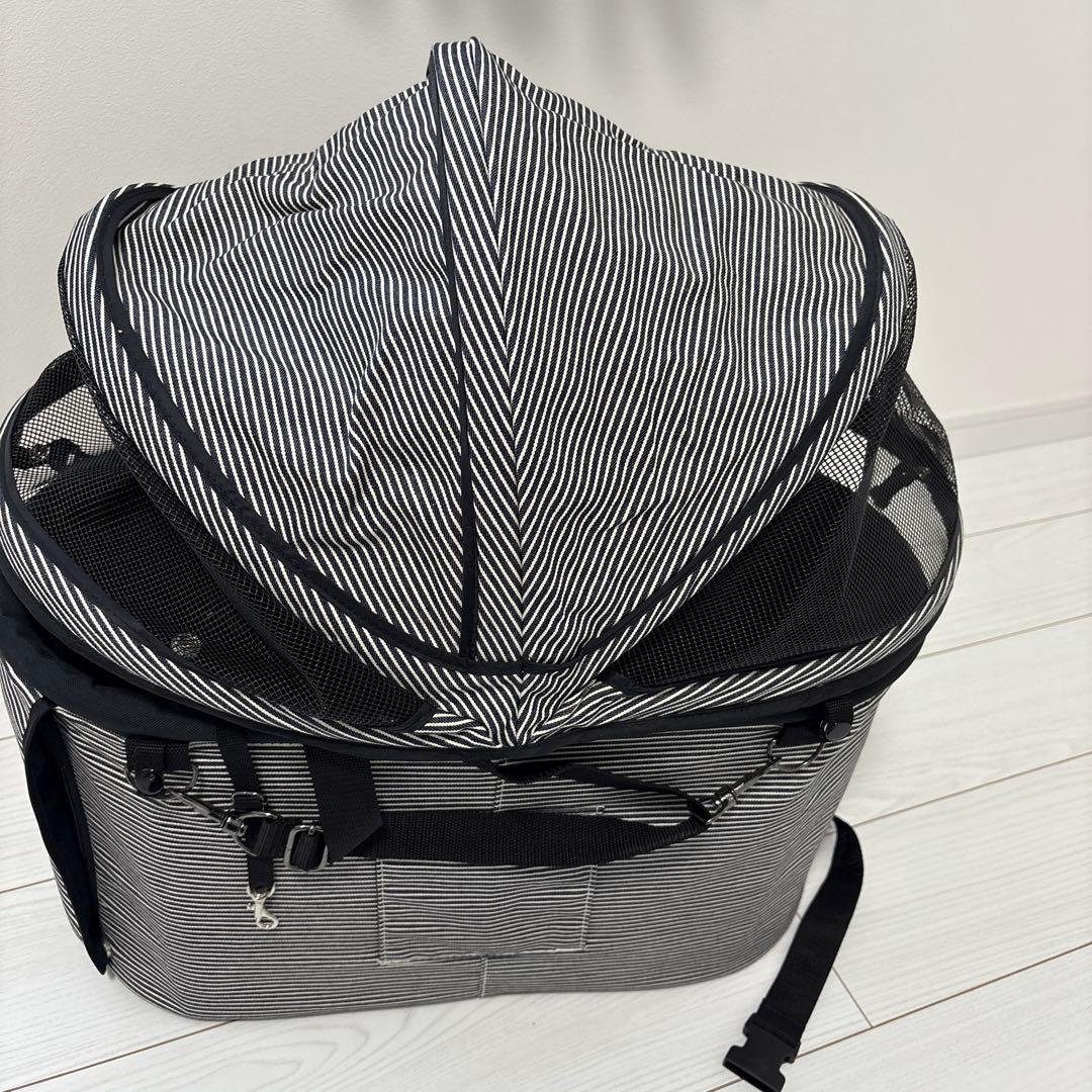 天使のカート 犬用キャリーバッグ ストライプ　Mサイズ