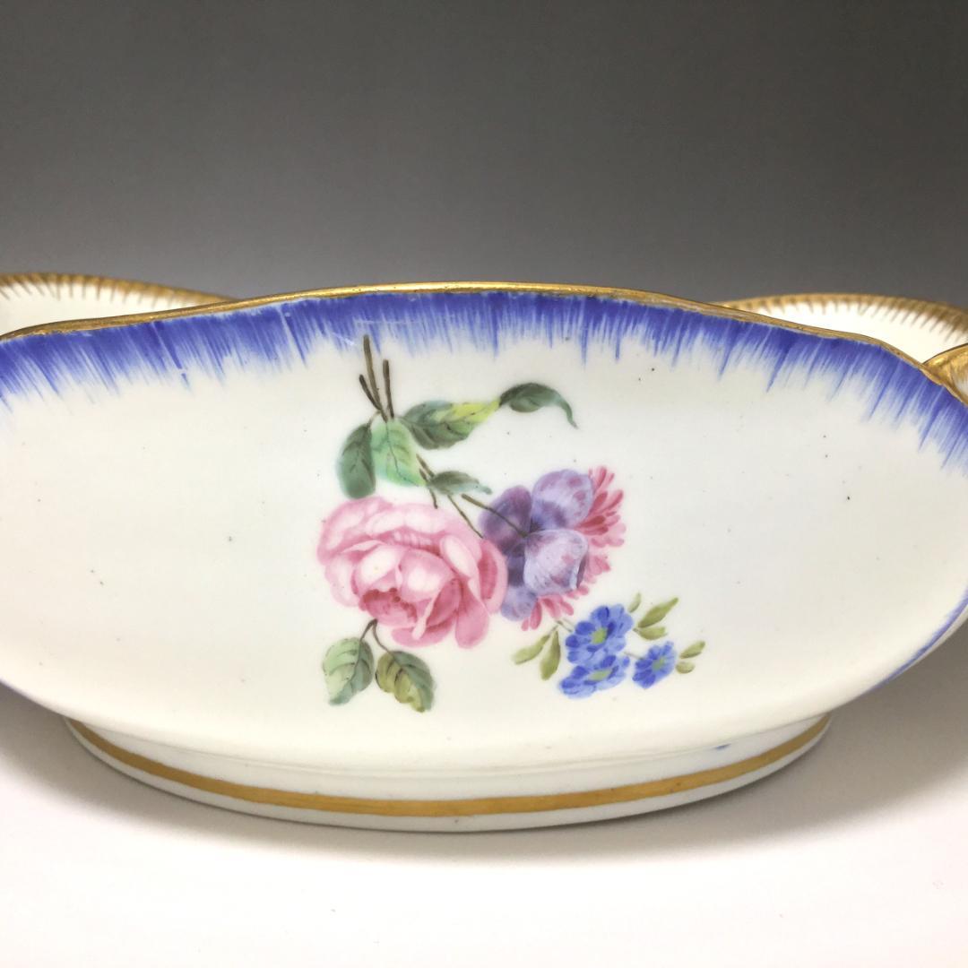 セーブル Sevres 1760年 キャベツの葉パターン サラダボウル