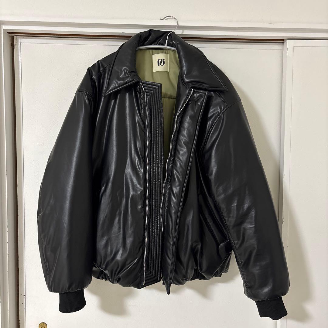 完売　null. PUFFYエコレザーブルゾン