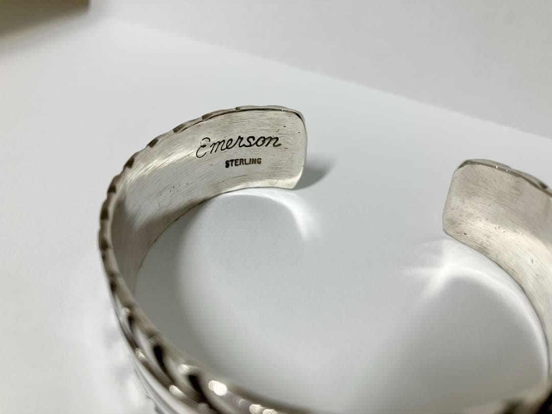 【gt】インディアンジュエリー スターリングシルバー バングルナバホ