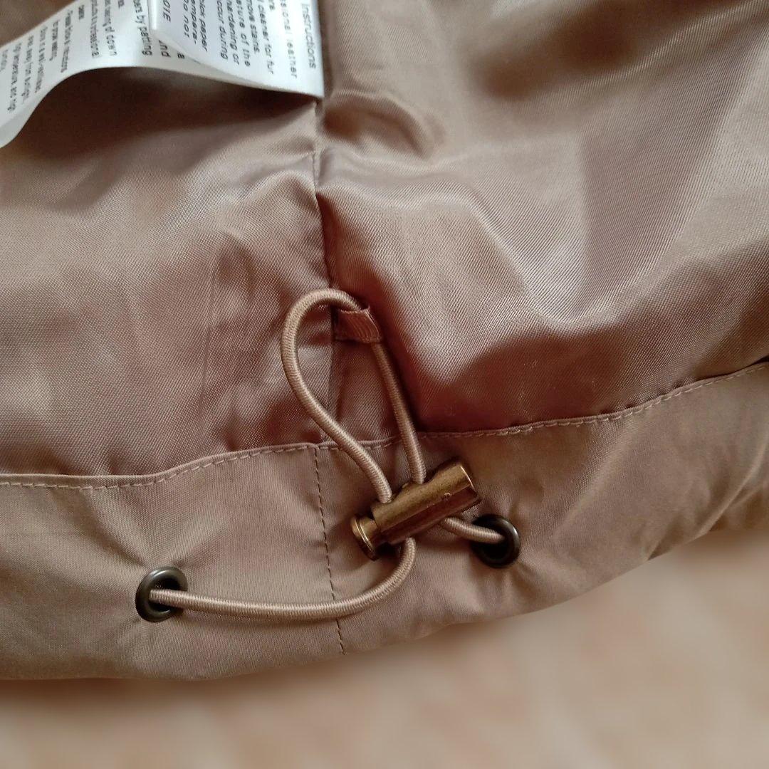 ★アーバンリサーチ★ラビットフードストレッチショートダウン☆グレージュ38