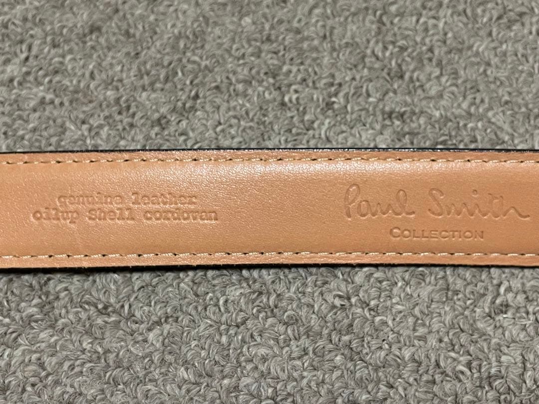【美品】Paul Smith Collectionシェルコードバン レザーベルト