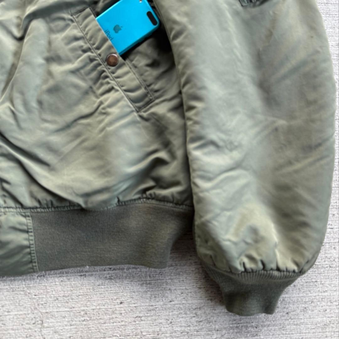 90s 短丈　ma1 flight jacket Air Force alpha