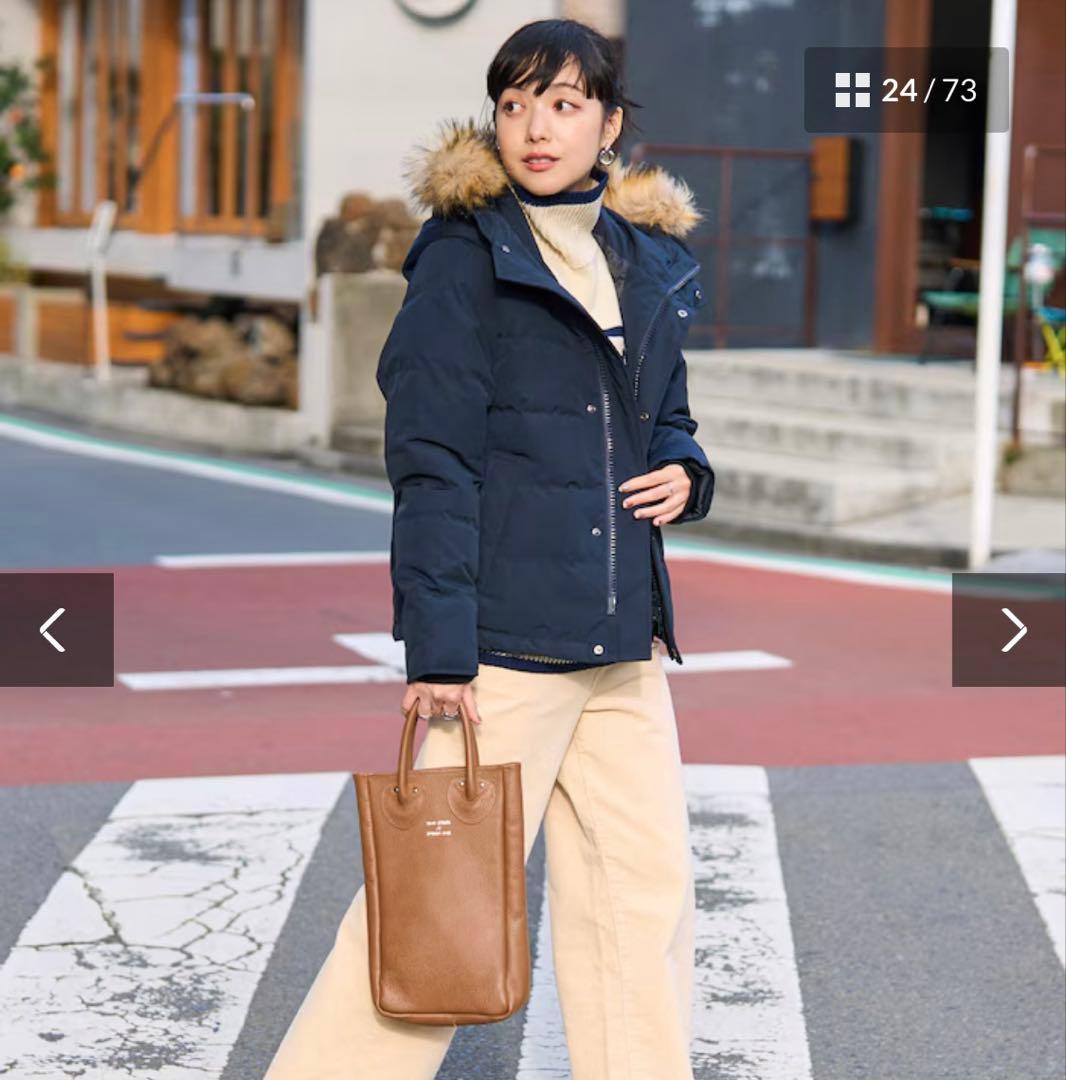 【DANTON /ダントン】SHORT DOWN JACKET ネイビー