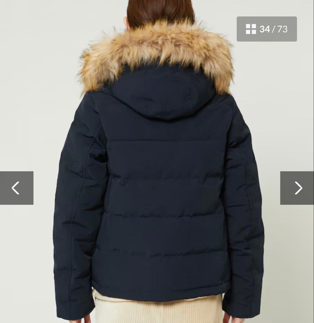 【DANTON /ダントン】SHORT DOWN JACKET ネイビー