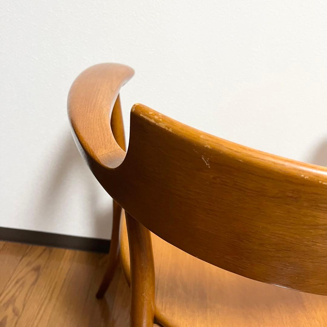 【美品】飛騨産業　クレセント　アームチェア　HIDA CRESCENT ②