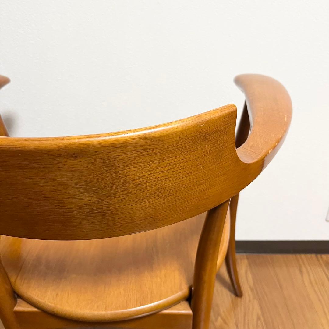 【美品】飛騨産業　クレセント　アームチェア　HIDA CRESCENT ②