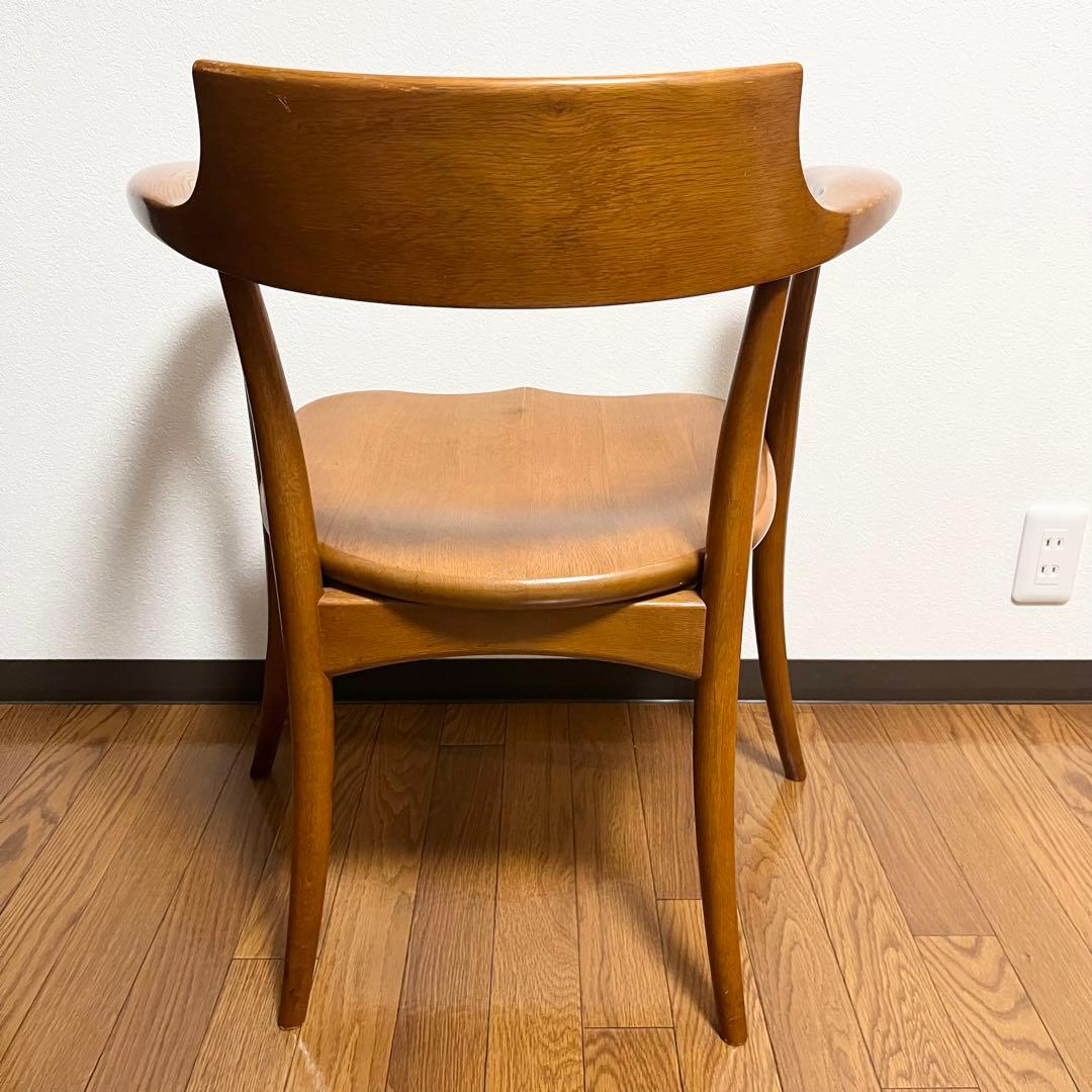 【美品】飛騨産業　クレセント　アームチェア　HIDA CRESCENT ②