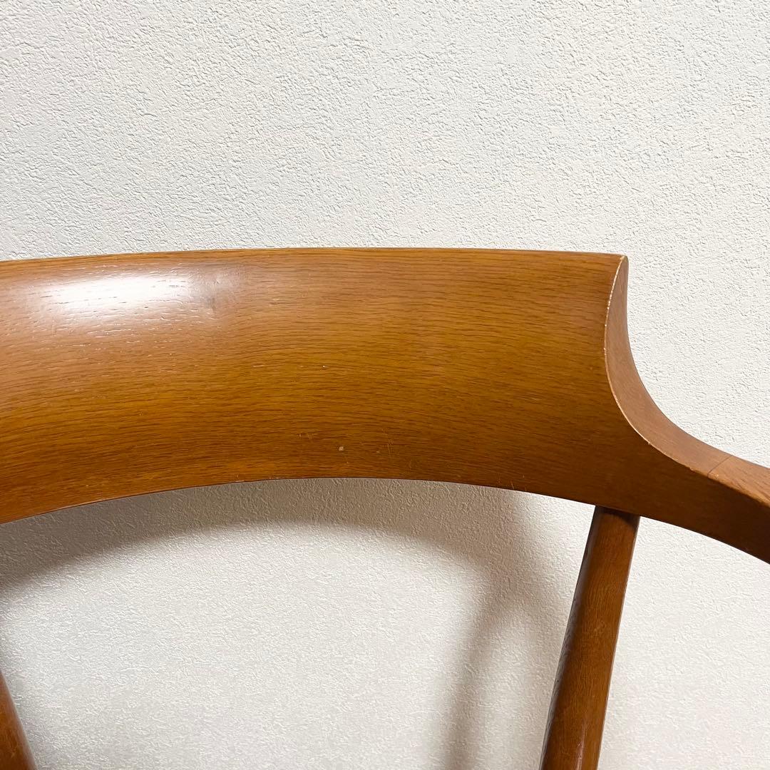 【美品】飛騨産業　クレセント　アームチェア　HIDA CRESCENT ②