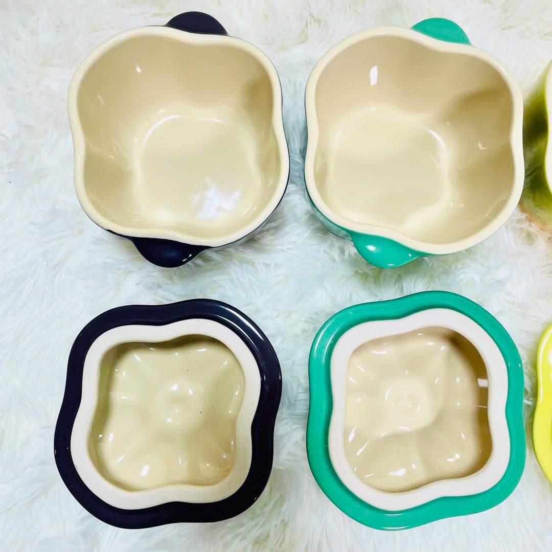 箱付き未使用品　ル・クルーゼ　パプリカ　ココットミニ　4個セット