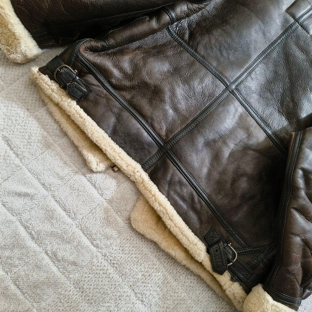 訳あり B-3 フライトジャケット ブラウン 部品取り リメイク 40