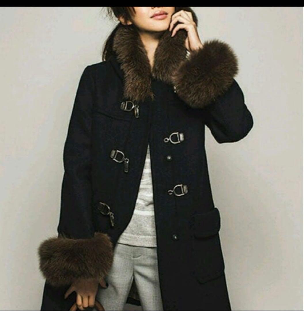 専用　お値下げ　美品　JUSGLITTY ダッフルコート ブラック　Ｍ