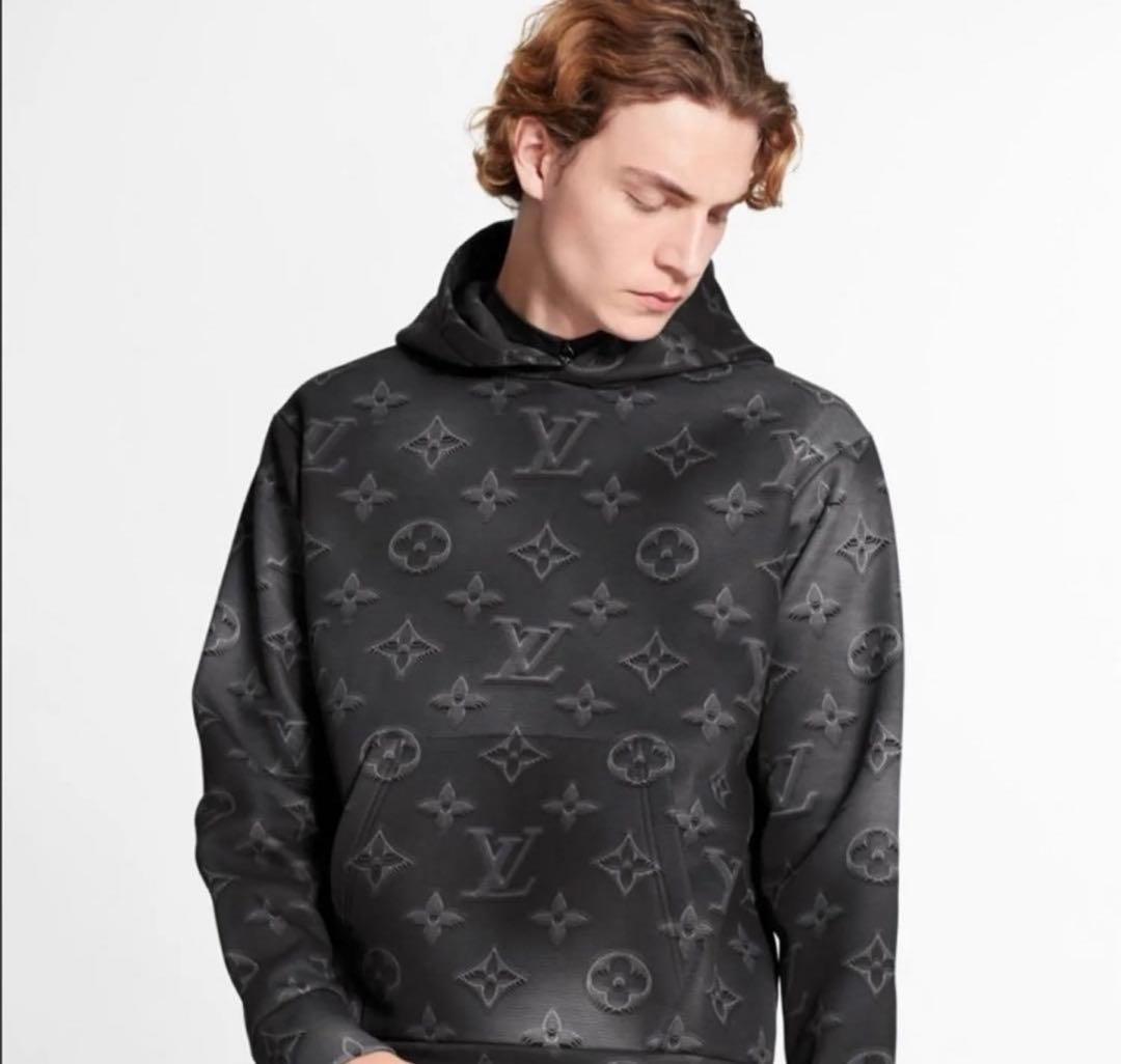 ルイ・ヴィトン モノグラムパーカー ブラック
