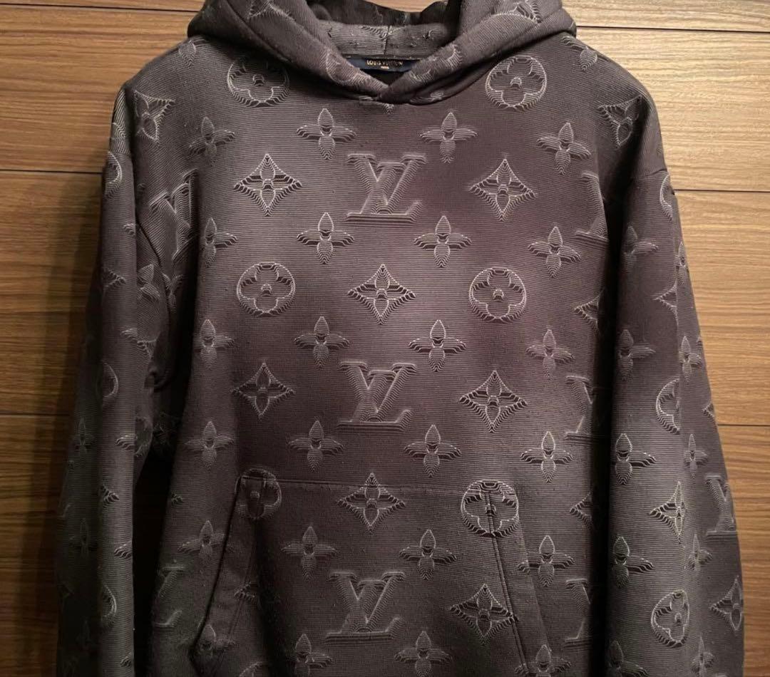 ルイ・ヴィトン モノグラムパーカー ブラック
