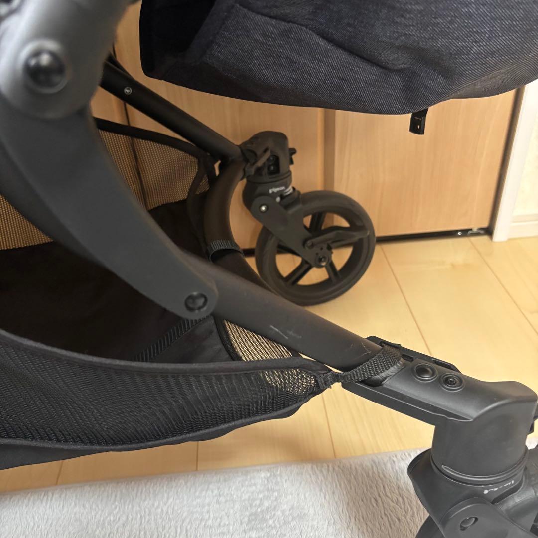 【トイザらス限定】Pigeon ランフィ RB3 トラッドデニム A型ベビーカー