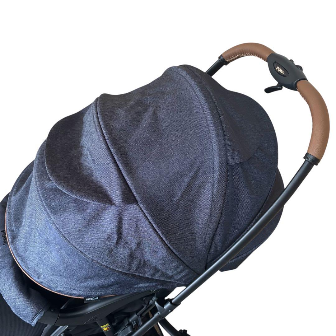 【トイザらス限定】Pigeon ランフィ RB3 トラッドデニム A型ベビーカー