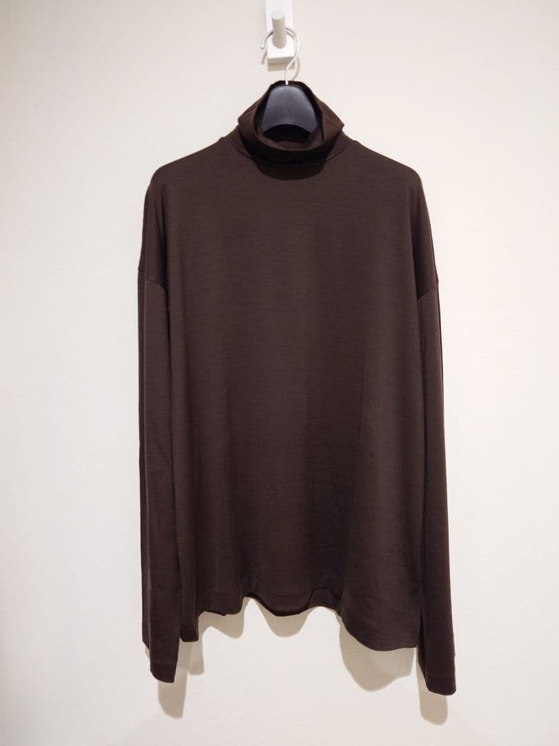25AW markaware スーパー160'sウール タートルネックTシャツ