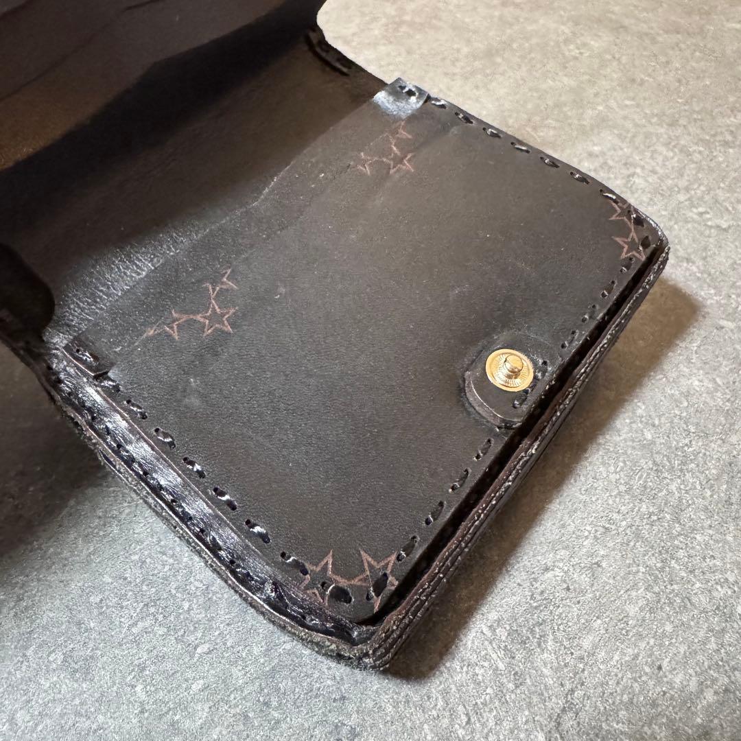 GBL となりのトトロ×おじゃがデザイン ショートウォレット まっくろくろすけ