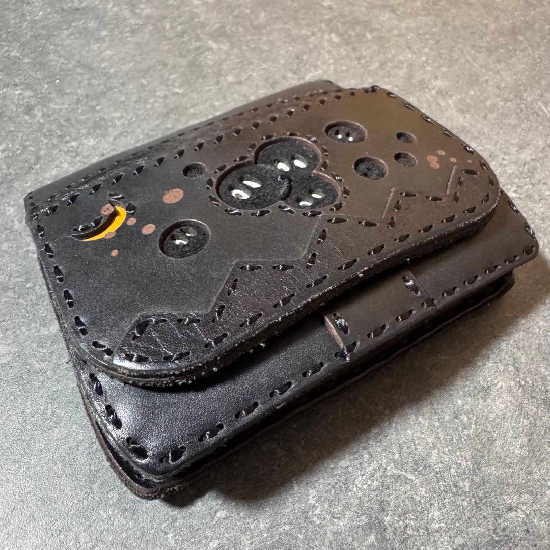 GBL となりのトトロ×おじゃがデザイン ショートウォレット まっくろくろすけ