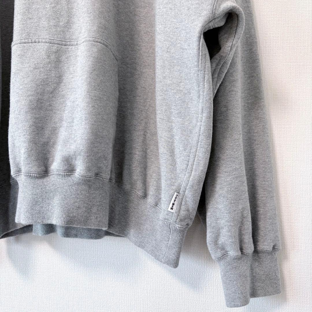 TTT MSW ロゴワッペン パーカー XL グレー Logo Hoodie