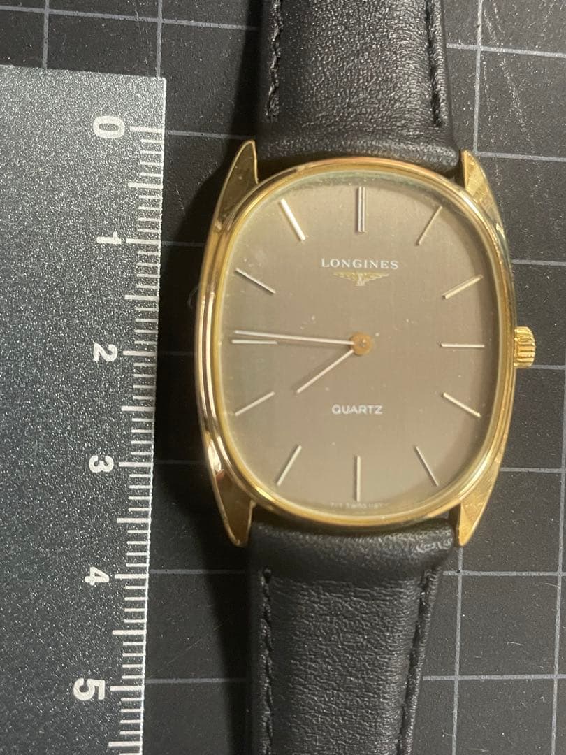 F*K様 【極美品】ロンジン LONGINES 希少 箱 保証書 ピン付き 牛革