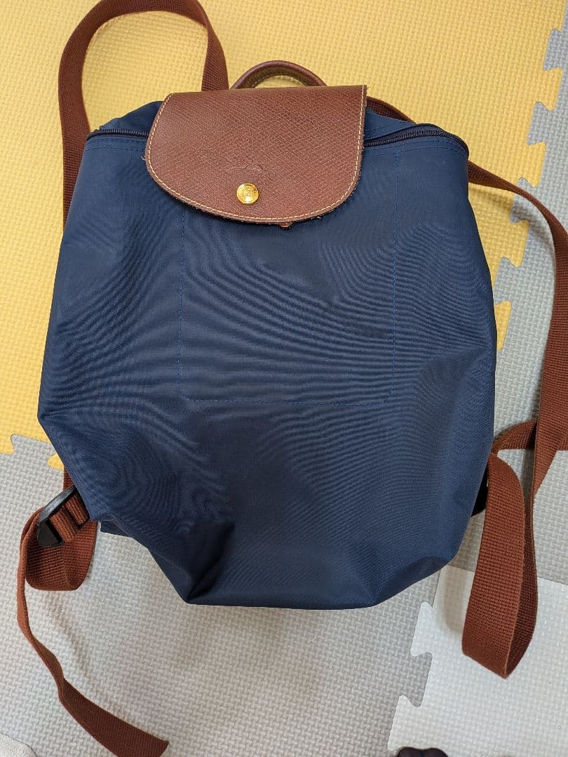 Yuna　ロンシャン　　リュック　ネイビー