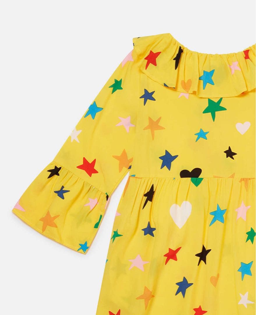 新品　ステラマッカートニーキッズ 星柄ワンピース　10Y /定価3万円以上