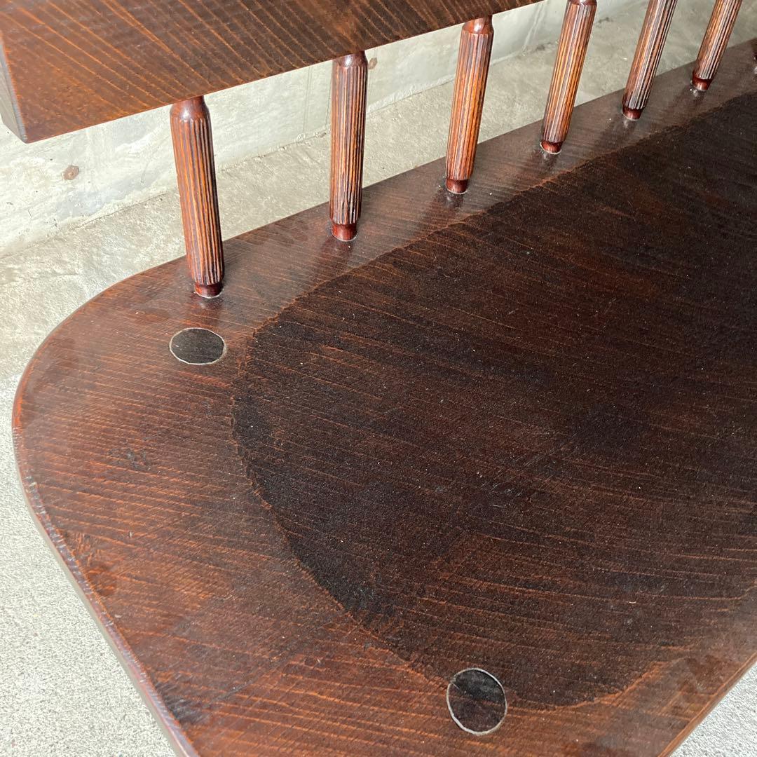 民藝椅子 無垢材 骨董家具　長椅子