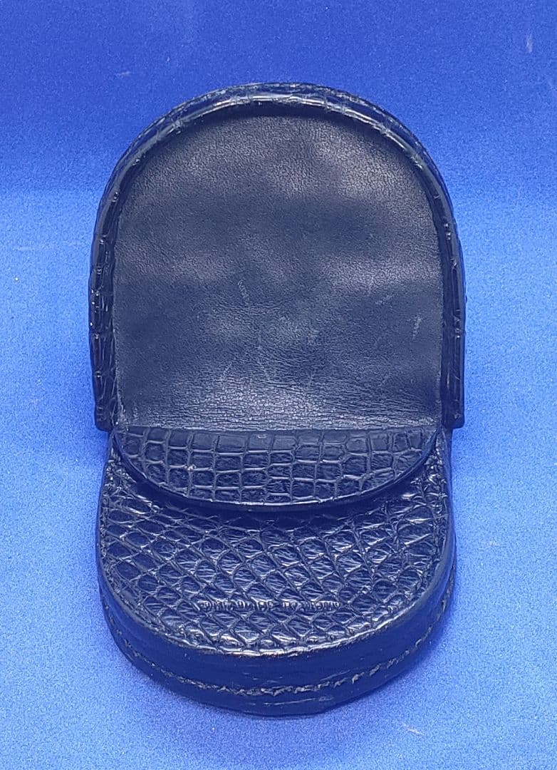 CYPRIS・キプリスクロコダイルレザー馬蹄型小銭入れ 中古品